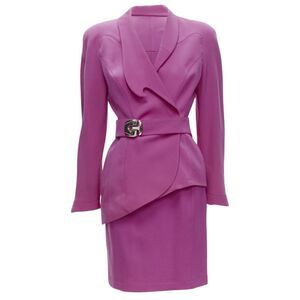 Thierry Mugler Pink Lapel Blazer